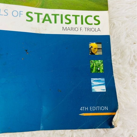 ESSENTIALS OF STATISTICS Mario F. Triola 4th edition collage book - Picture 4 of 9